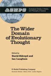 book The Wider Domain of Evolutionary Thought