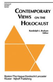 book Contemporary Views on the Holocaust