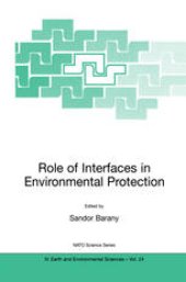 book Role of Interfaces in Environmental Protection