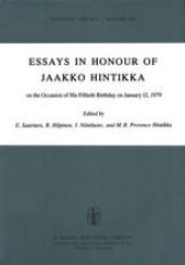 book Essays in Honour of Jaakko Hintikka: On the Occasion of His Fiftieth Birthday on January 12, 1979