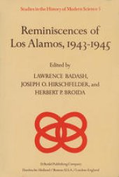 book Reminiscences of Los Alamos 1943–1945