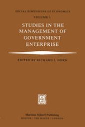 book Studies in the Management of Government Enterprise