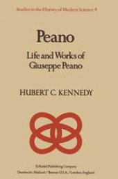 book Peano: Life and Works of Giuseppe Peano