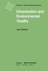 book Urbanization and Environmental Quality