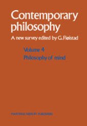 book Philosophy of Mind/Philosophie de l’esprit