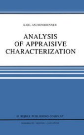 book Analysis of Appraisive Characterization