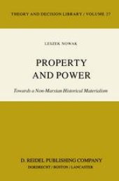 book Property and Power: Towards a Non-Marxian Historical Materialism