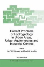 book Current Problems of Hydrogeology in Urban Areas, Urban Agglomerates and Industrial Centres