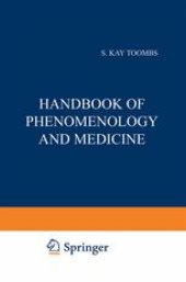 book Handbook of Phenomenology and Medicine