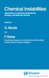 book Chemical Instabilities: Applications in Chemistry, Engineering, Geology, and Materials Science