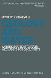 book Geology and Water: An introduction to fluid mechanics for geologists