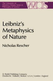 book Leibniz’s Metaphysics of Nature: A Group of Essays