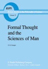 book Formal Thought and the Sciences of Man