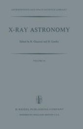 book X-Ray Astronomy