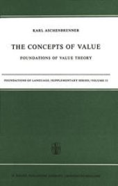 book The Concepts of Value: Foundations of Value Theory