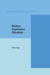 book Written Expression Disorders