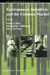book Environment, Incentives and the Common Market