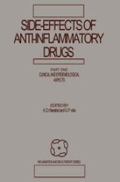 book Side-Effects of Anti-Inflammatory Drugs: Part One Clinical and Epidemiological Aspects