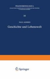 book Geschichte und Lebenswelt: Ein Beitrag zur Diskussion von Husserls Spätwerk