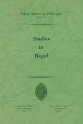 book Studies in Hegel