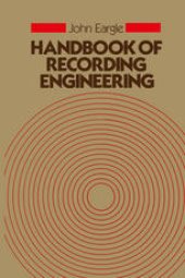 book Handbook of Recording Engineering