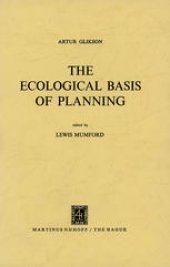 book The Ecological Basis of Planning