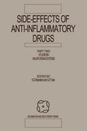 book Side-Effects of Anti-Inflammatory Drugs: Part Two Studies in Major Organ Systems