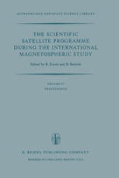 book The Scientific Satellite Programme during the International Magnetospheric Study: Proceedings of the 10th ESLAB Symposium, Held at Vienna, Austria, 10–13 June 1975