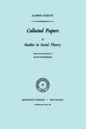 book Collected Papers II: Studies in Social Theory