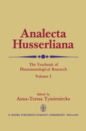 book Analecta Husserliana: The Yearbook of Phenomenological Research