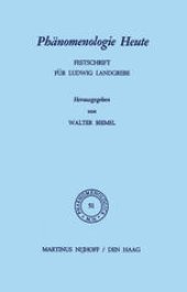 book Phänomenologie Heute: Festschrift für Ludwig Landgrebe