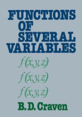book Functions of several variables