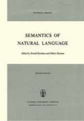 book Semantics of Natural Language