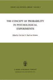 book The Concept of Probability in Psychological Experiments