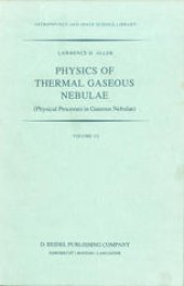 book Physics of Thermal Gaseous Nebulae: Physical Processes in Gaseous Nebulae