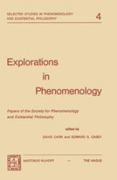 book Explorations in Phenomenology: Papers of the Society for Phenomenology and Existential Philosophy