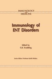 book Immunology of ENT Disorders