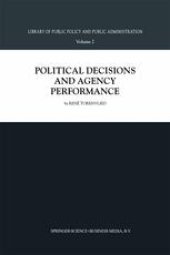 book Political Decisions and Agency Performance