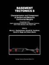 book Basement Tectonics 8: Characterization and Comparison of Ancient and Mesozoic Continental Margins