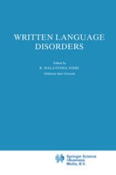 book Written Language Disorders