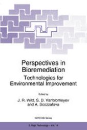 book Perspectives in Bioremediation: Technologies for Environmental Improvement