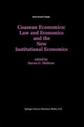 book Coasean Economics Law and Economics and the New Institutional Economics