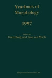 book Yearbook of Morphology 1997