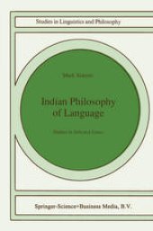 book Indian Philosophy of Language: Studies in Selected Issues