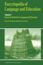 book Encyclopedia of Language and Education: Research Methods in Language and Education