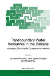 book Transboundary Water Resources in the Balkans: Initiating a Sustainable Co-operative Network