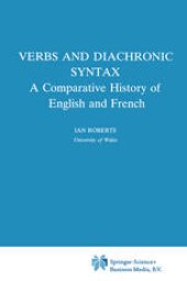 book Verbs and Diachronic Syntax: A Comparative History of English and French