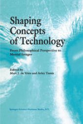 book Shaping Concepts of Technology: From Philosophical Perspective to Mental Images