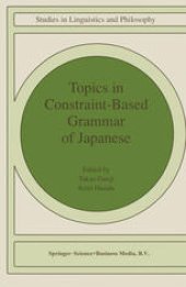 book Topics in Constraint-Based Grammar of Japanese