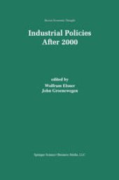 book Industrial Policies After 2000